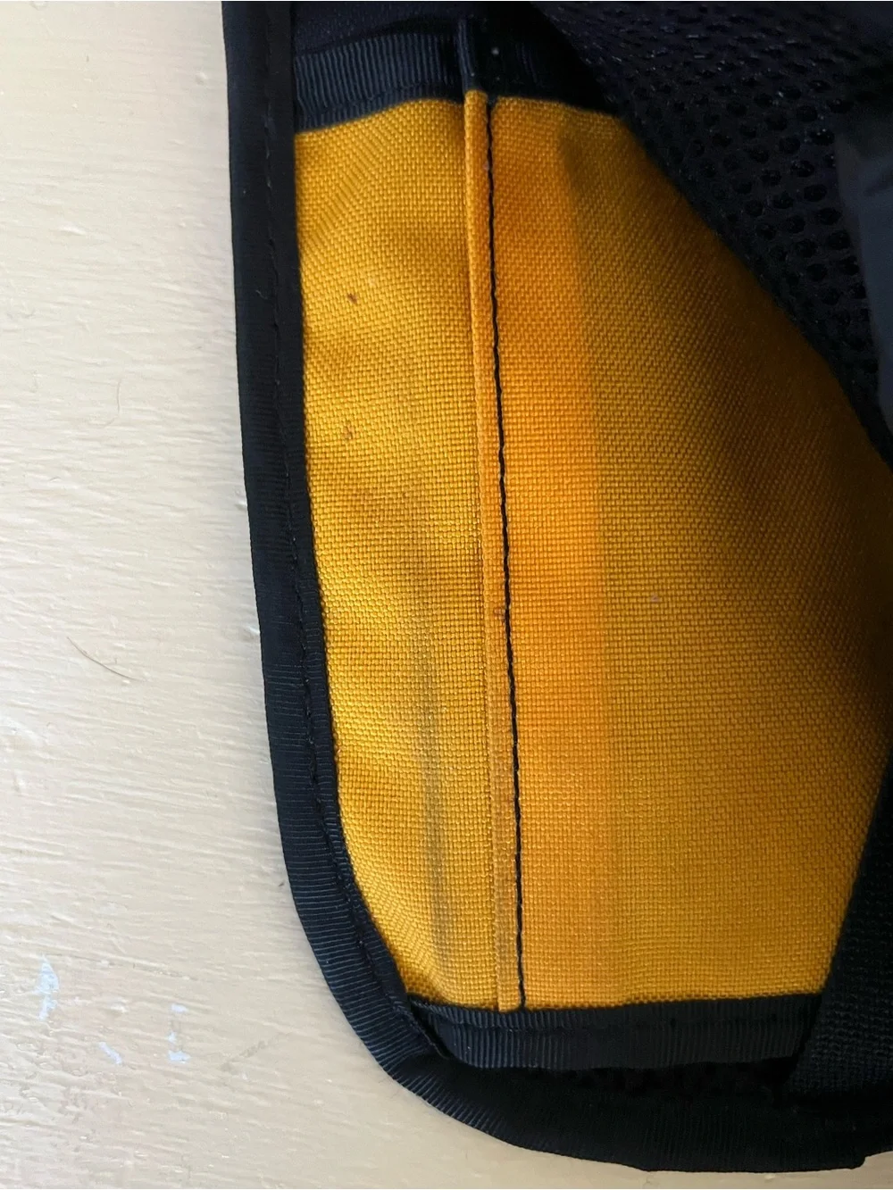 The North Face x Supreme Yellow Crossbody Belt Bag with Black Trim